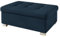 Mirjan24 Hocker Niko groß Sitzhocker Polsterhocker Sitzbank Fußbank Pouf Farbauswahl (Uttario Velvet 2967)