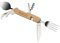 Personalised Bamboo Camping 6 in 1 Cutlery Tool Set - Can be Engraved with Any Custom Text