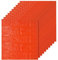 3D Tapete Wandpaneele Selbstklebend Ziegel,3D Ziegel Tapete,Steinoptik Tapete Wasserdicht Wandaufkleber,10 Stücke 38 * 35CM,DIY Wandtapete,Geeignet für Schlafzimmer,Wohnzimmer (orange, 35x38)