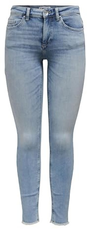 ONLY Damen Onlblush Mid Skin ANK Rw DNM Tai270 Noos Onlblush Mid Skin ANK Rw DNM Tai270 Noos