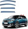 LIXINRU Déflecteurs pour Auto Deflecteurs d'air pour Peugeot 5008 2017-2023 Fenêtre Latérale deflecteur Voiture Avant ArrièRe Pare-Pluie Pare-Soleil