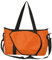 FLCPJGV Große Tennistasche für Sportler, Wasserabweisend, Orange