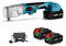 ONEVAN Cordless Wrench Electric Power Ratchet - 550 Nm Max Torque, 1600 RPM Drive Wrench with Variable Speed, for Vehicle and Industrial Use (incl. 2 Batteries)