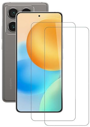 Wondoner 2 Stück für Displayschutz Xiaomi 14T Panzerglas, [9H Anti-Kratzer] Folie Xiaomi 14T Pro Schutzfolie, Panzerfolie für Xiaomi 14T/14T Pro Schutzglas [Sensitive Touch] Schutz