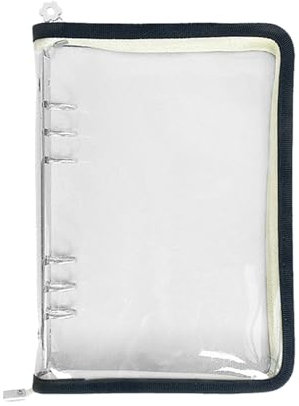Clear Notebook Binder, Soft Cover Binder Binder Binder Schale, Waterproof A5 oder A6 Journal Organizer für die Schule der Schüler