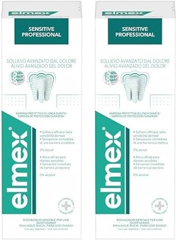 Elmex Sensitive Plus Mouthwash 400ml (Packung mit 2)