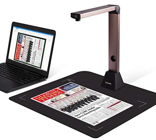 Gtremulent Caméra de Documents Portable: Scanner Portable HD A3 Multilingue OCR USB Doc Cam pour Enseignants, Enseignement en Ligne et Étudiants, Apprentissage à Distance, Uniquement pour Windows