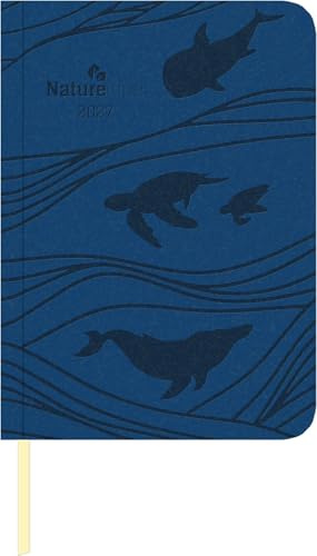 Wochen-Minitimer Ocean 2027: Buchkalender A6 (10,7x15,2 cm) - Wochenplaner mit Zeiteinteilung, Notizbereich, Leseband & Monatsübersicht, für Beruf, Schule & Alltag
