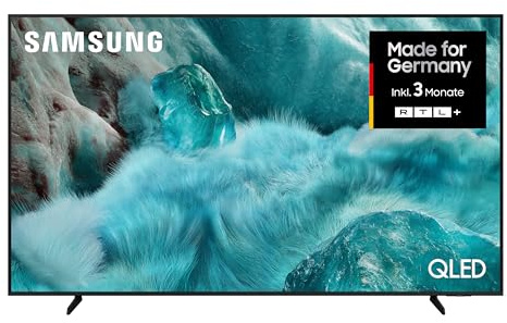 Samsung QLED 4K Q7FA 98 Zoll (247 cm) UHD Fernseher, Q4 AI Prozessor mit Quantum Dot-Technologie, Optimiert für Fussball und Gaming, 4K Upscaling, Knox Security, Samsung Vision AI Smart TV