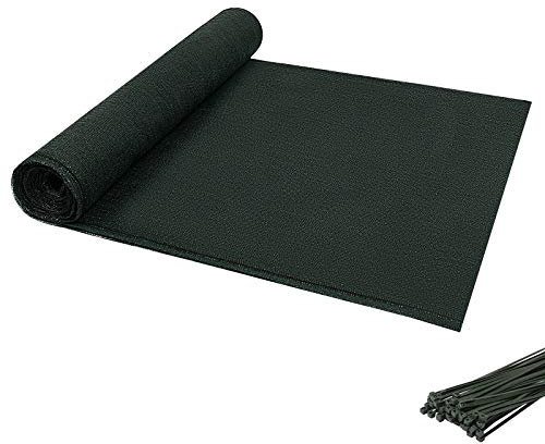 Laneetal Brise Vue Protection du Vent pour Jardin Balcon en HDPE, Vert, 1x6m