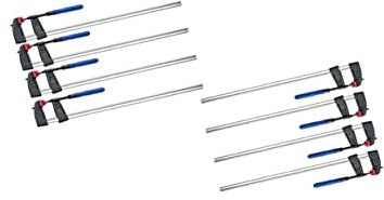 8 serre-joints 800 x 120 mm