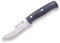 Joker Lynx 111 Bushcraft Messer – 10,5 cm Böhler N695 Klinge – Verschiedene Griffe & Scheiden – Für Jagd, Angeln, Camping & Wandern geeignet (Canvas-Micarta, Lederscheide + Feuerstarter)