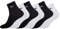 FILA Calzini Uomo Cotone Set di 6 Calze Sportive Uomo, Comodo e Confortevoli, Bianchi, Nero, Taglie 43/46