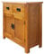 Oak Small Sideboard/2 Door 2 Drawer Mini Sideboard/Living Room Storage (Rustic) …