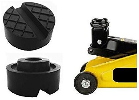 65x33mm mit V-Nut & Nippel & Waffeloberfläche Gummi-Auflage Unterlage Wagen-Heber Hebebühne Auto Unterstellbock Klotz Rangier Puffer Reifen-Wechsel LKW Räder KFZ Tuning Zubehör