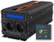 EDECOA Spannungswandler 24V 230V Reiner Sinus 2000W Wechselrichter mit 2X USB und Fernbedienung 24V 2230V mit LCD-Bildschirm Spannungswandler Reiner Sinus