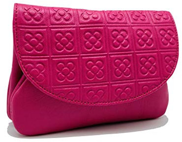 Lugupell Monedero para Mujer, Hecho a Mano en España, Piel de máxima Calidad Muy Suave al Tacto, Pequeño y en Formato Corto, Cartera para Mujer. Panot Color Fucsia