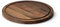 Continenta Steak Plate with Juice Groove, Walnut, Diameter 28 x 1.8 cm, Snack, Bread & Serving Board, Natural Grain Finished with Oil