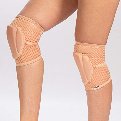 Queen Wear - Natürlicher Griff - Pole Dance Knieschoner - Perfekter Frauenschutz für Ballett Modern Dance und Indoor Sport (XS)