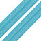 1m Einfassband 20mm hochelastisch 44% Elastan gefalzt Meterware Faltgummi Schrägband Farbwahl, Größe:20mm, Farbe:babyblau