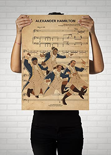 SIGNCHAT Hamilton Musical My Shot Alexander Hamilton Marquis De Lafayette Hercules Mulligan John Laurens Hamilton Lyric Jn for Home Garden Poster Plakette Decor Gallery Wall Tin Sign 20,3 x 30,5 cm
