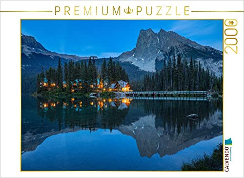 CALVENDO Puzzle Lake Emerald 2000 Teile Lege-Größe 90 x 67 cm Foto-Puzzle Bild von Roland Brack