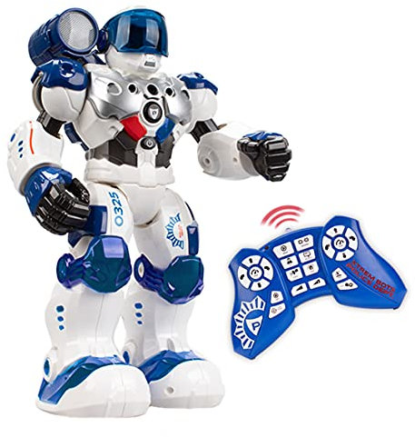 Xtrem Bots Patrol - Roboter Kinder Polizei | Roboter Spielzeug | Roboters Programmierbar, Geräusche Und Musik Der Spionagepolizei | Spielzeug Ab 5 Jahre Jungen | Geschenk Junge 5 Jahre