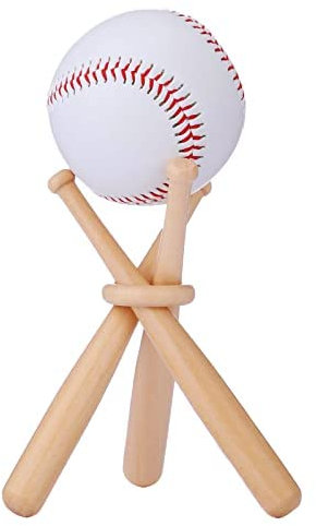 GBB Baseball Display Hölzerner ständer Halter Baseball- & Softball-Golfball-Racks Kugelhalterung, für Kinder Geburtstagsgeschenke,Schreibtischdekoration