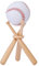 GBB Baseball Display Hölzerner ständer Halter Baseball- & Softball-Golfball-Racks Kugelhalterung, für Kinder Geburtstagsgeschenke,Schreibtischdekoration