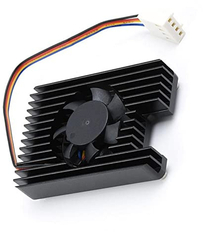 TECKEEN 12V 3007 1.6W 8000RPM Adjustable Speed PWM Cooling Fan Heatsink Cooler Radiator Kit for Raspberry Pi CM4