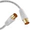 RELIAGINT RL Flex câble d'antenne TV câble d'extension conducteur en cuivre faible perte haut débit DVB-T DVB-T2 DVB-C DVB-S DVB-S2 2M MF