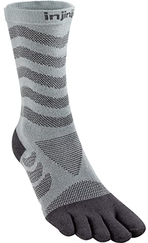 Injinji Women's Ultra Run Crew - Grey