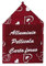 Russo Tessuti Porta Rotolo Alluminio Carta Forno Pellicola ORGANIZZER Cucina Cuori Paris Love-Bordeaux