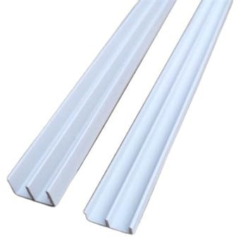APAAZO Plastic Door Track - White - Modern Style