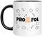 TassenTicker - Tasse mit Spruch - Propofol - Geschenk Krankenschwester - Arzt, Ärztin - Helfer, Helferin - Spritze - lustig, witzig, (Schwarz)