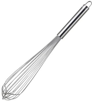 Schneebesen Edelstahl,Whisk 47 cm,Balloon Whisk, Kitchen Whisk for Kann Teig rühren, Eiweiß Schlagen, Butter Rühren, Sahne Schlagen Usw.
