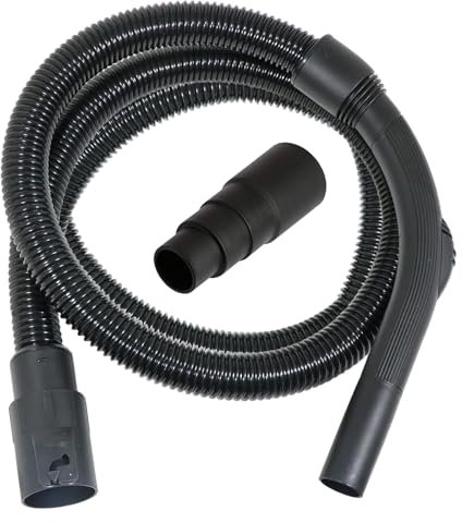 SPARES2GO Manguera para aspiradora Einhell TC-VC1812S 12L TC-VC1820S 20L TC-VC1930SA 30L (2m) + adaptador de herramientas