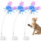 GoldenSun Katzenspielzeug, austauschbares Schmetterlings-Spielzeugzubehör(3pcs)