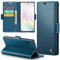 Phernykas Handyhülle für Samsung Galaxy Note 10 Plus hülle Leder, Klapphülle mit Standfunktion und Kartenfächern Cover Samsung Note 10 Plus 360 Grad hülle Stoßfeste Flip Case (Blau)