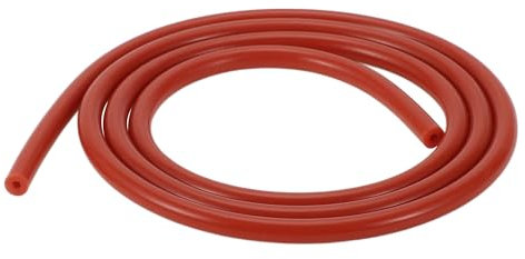 Hihaha Tuyau De Silicone Pour Aspiration Automobile Haute Température 1 Mètre 2Mm Id 2Mm D'Épaisseur 1 Pièce Rouge