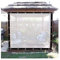 Clear Tarps with Grommets, Plastic Cover for Pergola for Wooden Pergola, Carports, Boats, Pavilions, Garage Door Curtains (Color : +Corner, Size : 14' x 20')