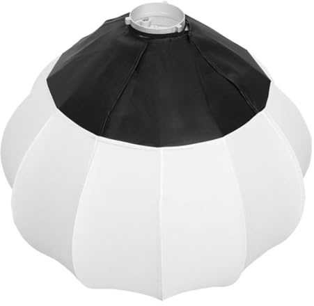 Qussedser 65 cm Laternen-Softbox Lichtmodulator für Bowens-Schnittstelle, ideal für Live-Übertragungen und Videoaufnahmen