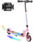 Caroma E Scooter Kinder von 6-14 Jahren, 180W Motor, 16 km/h, E Roller Kinder, Einstellbare Geschwindigkeit & Höhe, Bunte Lichter, LED Display, Faltbarer Elektroroller für Kinder