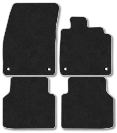 CUPRA Tavascan (2024+) Carpet Car Mats | Grey Edge Trim Tailored Fit Floor Mats Full Coverage Protection Accessories Easy Clean Anti Slip Made in the UK