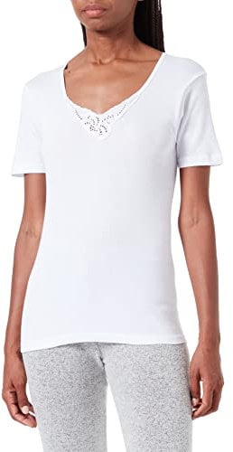 Playtex T-shirt Short Sleeve X1, T-Shirt, Mujer, Blanco (White), M