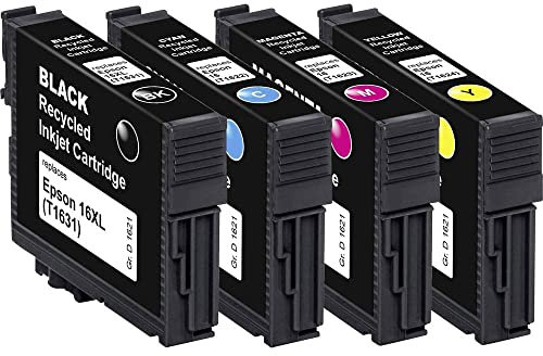 Basetech Druckerpatrone ersetzt Epson 16, T1626, T1621, T1622, T1623, T1624 Kompatibel Kombi-Pack Schwarz, Cyan, Magent