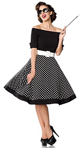 Belsira Schulterfreies Retrokleid
