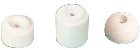 AVL Butée de porte Maxigum caoutchouc blanc sans vis - Ø30 H.35 mm - BB43035