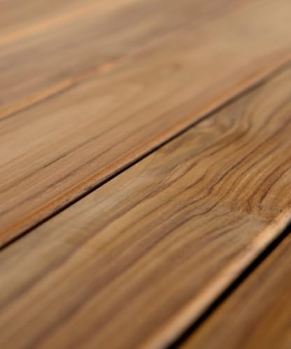 BioMaderas® - Assi per terrazzo, in legno di teak, da 95 mm di larghezza e 19 mm di spessore
