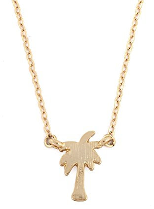 Remi Bijou Halskette 'Palme, ColorName:Gold